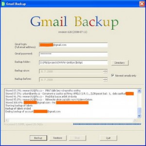 backup gmail emails offline